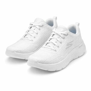 Skechers Go Walk White Sneakers Men’s Size 9 Air Cooled Goga Mat 124960